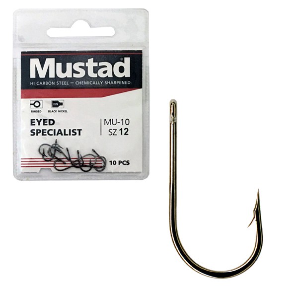 MUSTAD MU10-39867-BN EYED SPECIALIST size:10